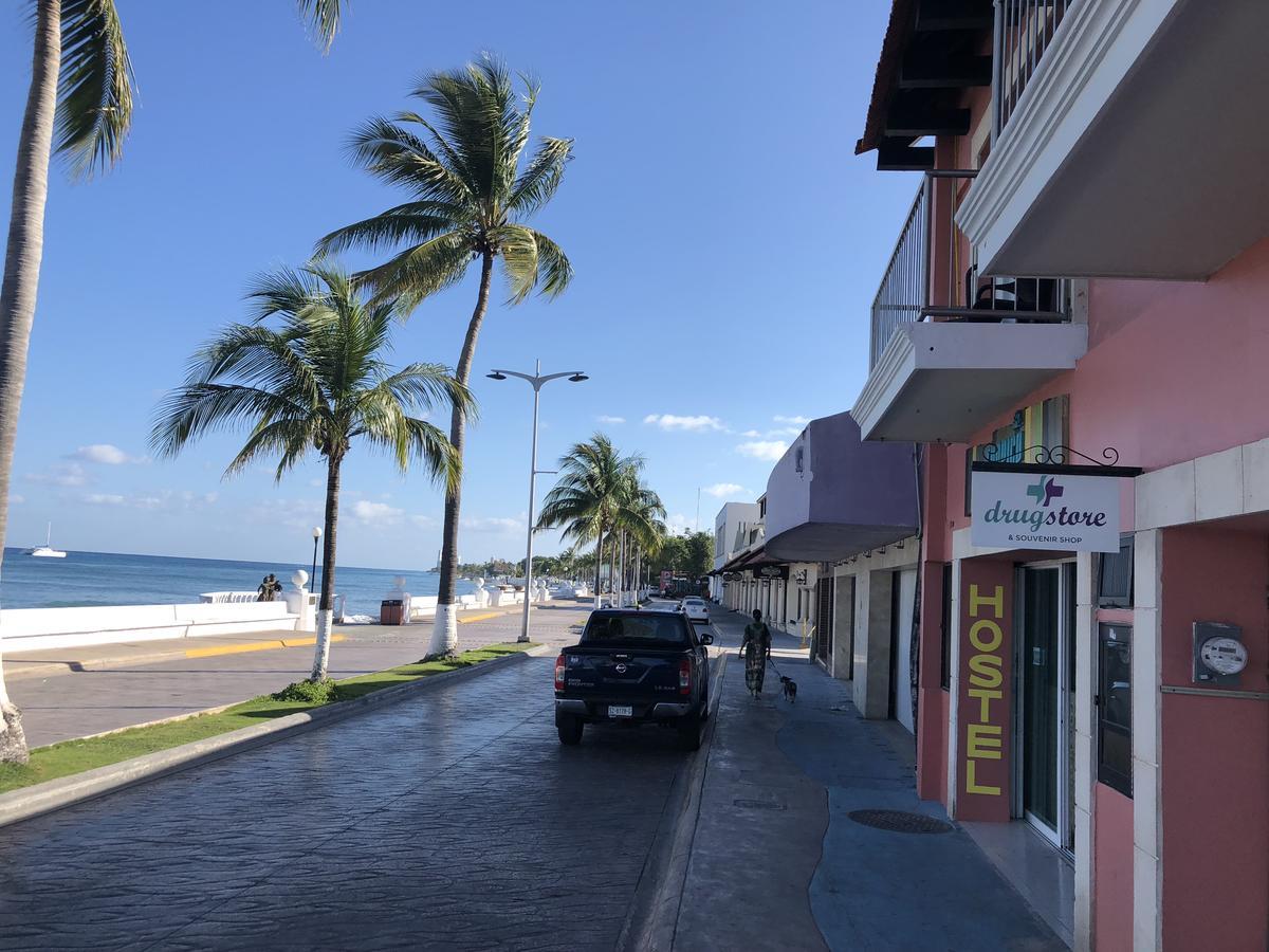 Hostel Frente Al Mar Tropico 20º Cozumel Eksteriør billede