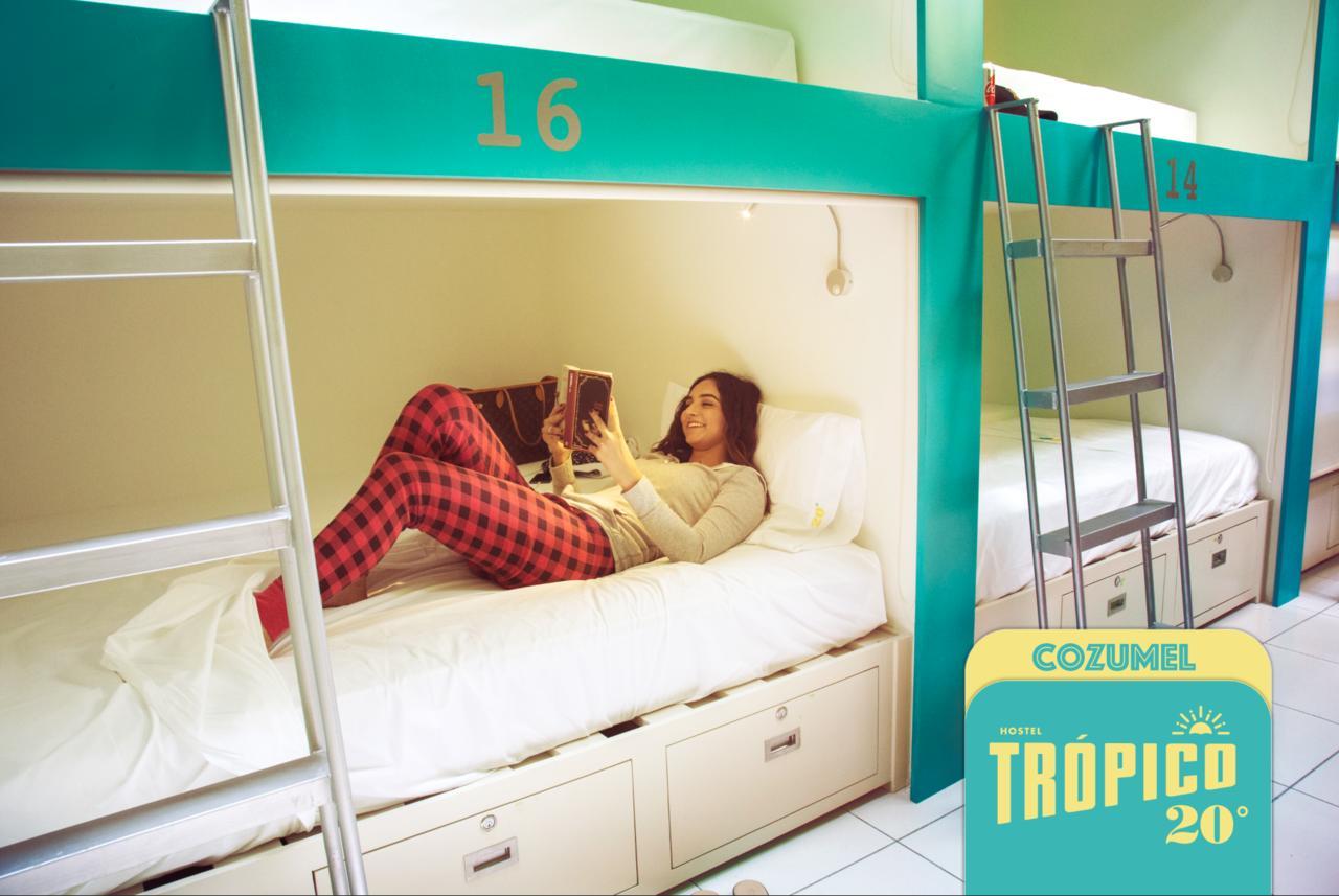 Hostel Frente Al Mar Tropico 20º Cozumel Eksteriør billede